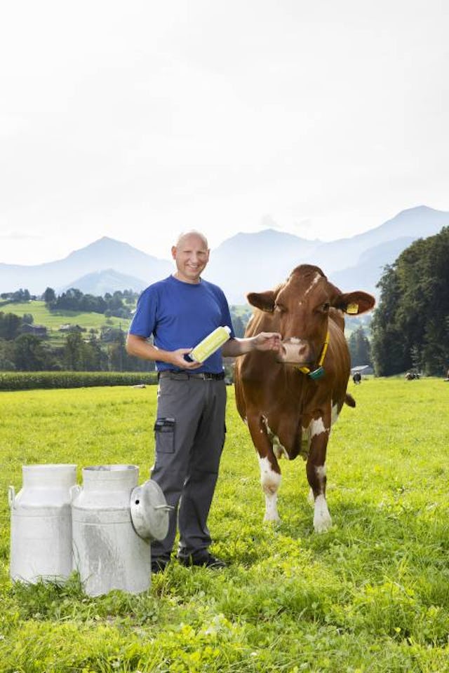 Milchproduzent Oscar Schmid möchte langfristig nur noch A2-Urmilch produzieren.