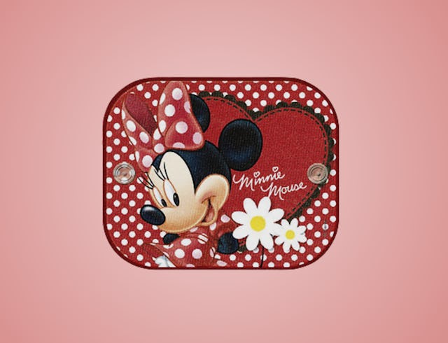 Abblendlicht 
Auto-Sonnenschutz
Minnie Mouse,
2er-Set, Franken 9.95,
Coop Bau + Hobby.