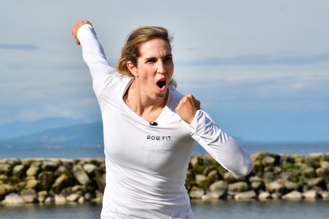 Clarence Perez aime être en symbiose avec l’environnement quand elle s’entraîne.