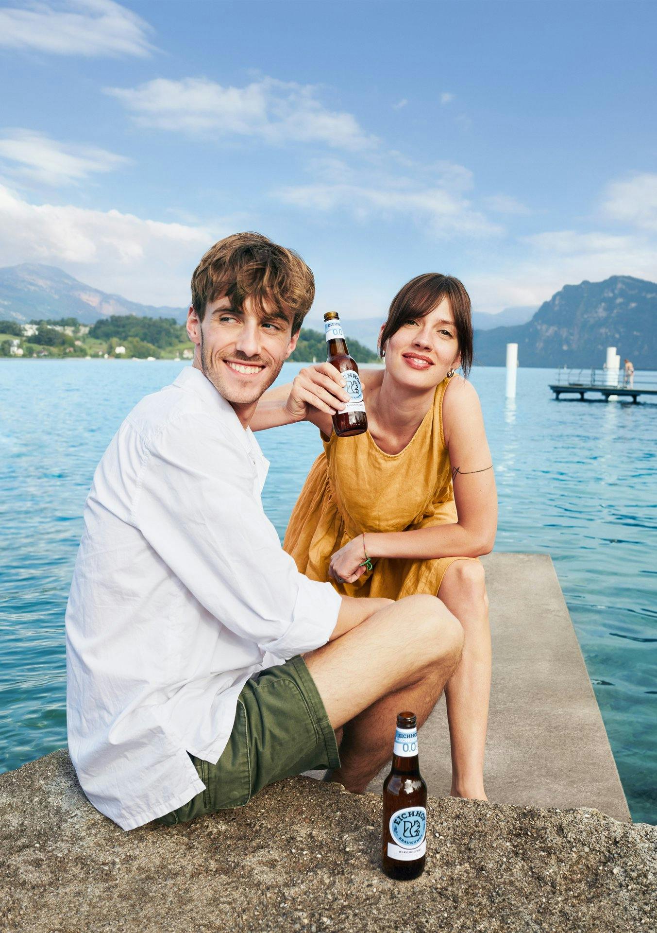 Ob am See, bei der Arbeit oder nach Feierabend: Eichhof 0.0% ist ein Bier für jede Gelegenheit.