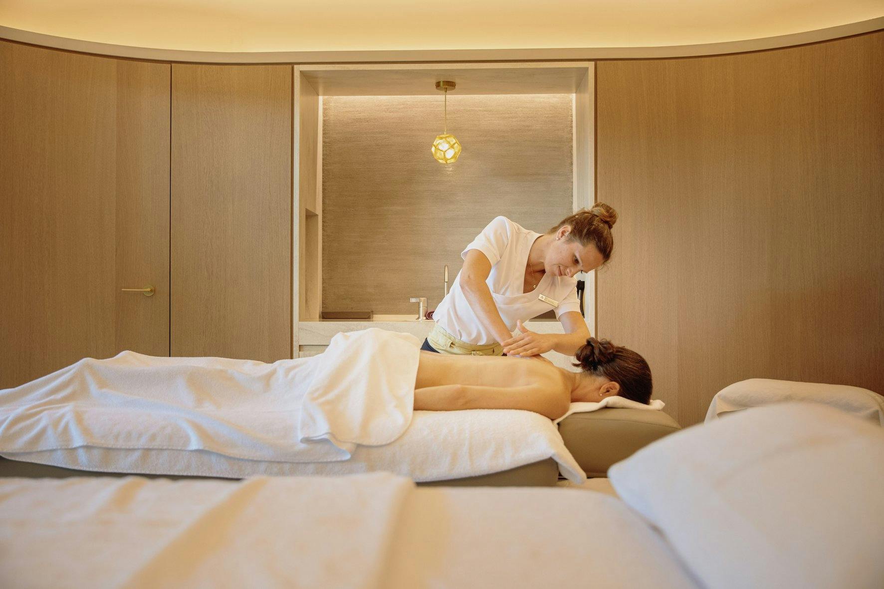 Massage wellness au Beau-Rivage Palace à Lausanne.