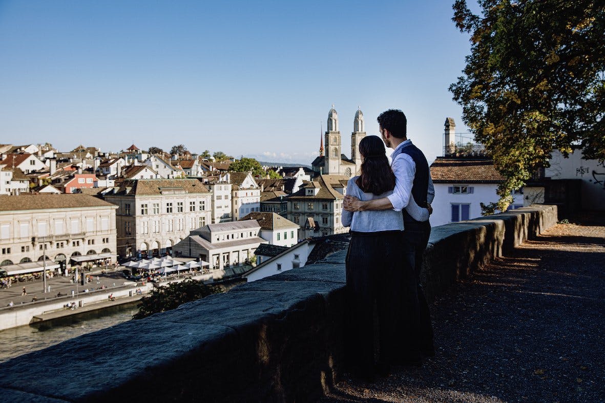 La ville de Zurich offre de très beaux points de vue sur son architecture.