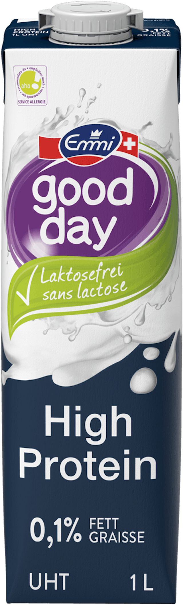 Der High Protein Drink mit 0.1 Prozent Fett von Emmi.