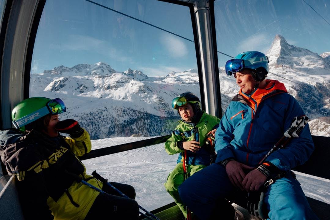 Hotelier Paul-Marc Julen verfällt dem Ruf der Pisten.