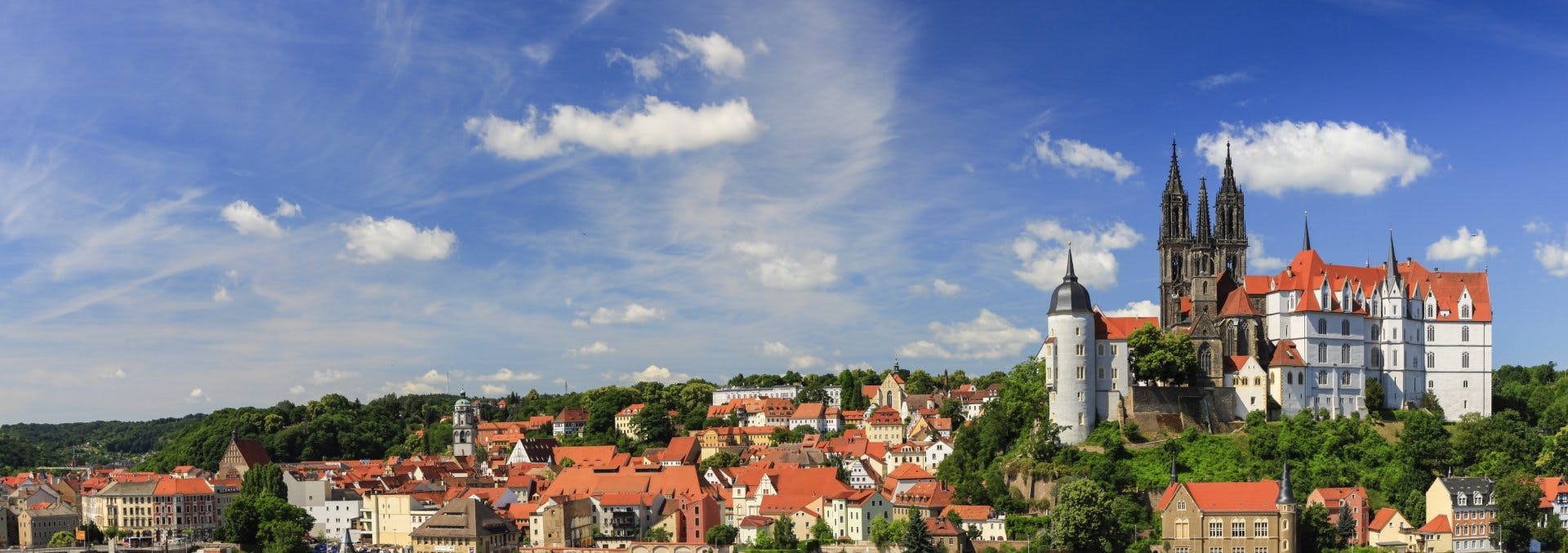 Schloss und Dom der Albrechtsburg in Meissen.