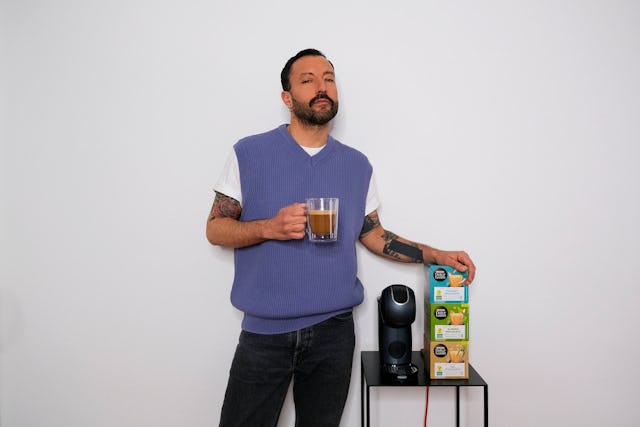 Sans hésiter, David a choisi l’exotisme de la variété Coconut Macchiato.