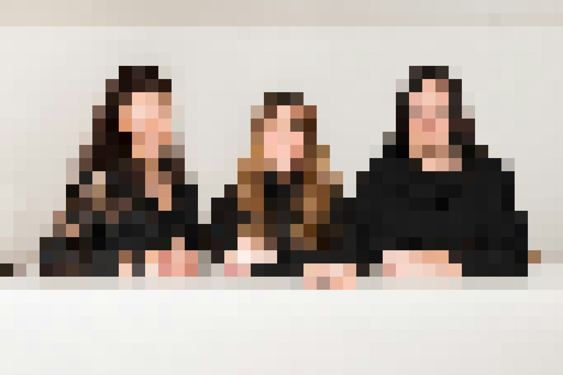 Das kompetente Team der TEKO Basel mit Schulleiterin Terry Tschumi, Martina Tato und Caroline Berthoud (von links nach rechts).