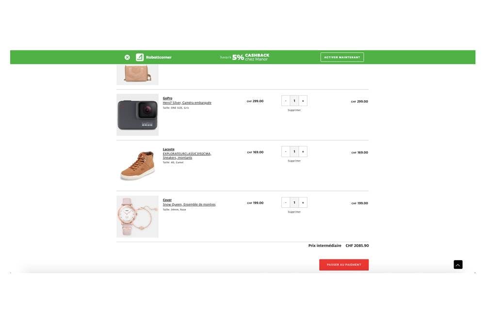 Effectue tes achats, comme d’habitude.