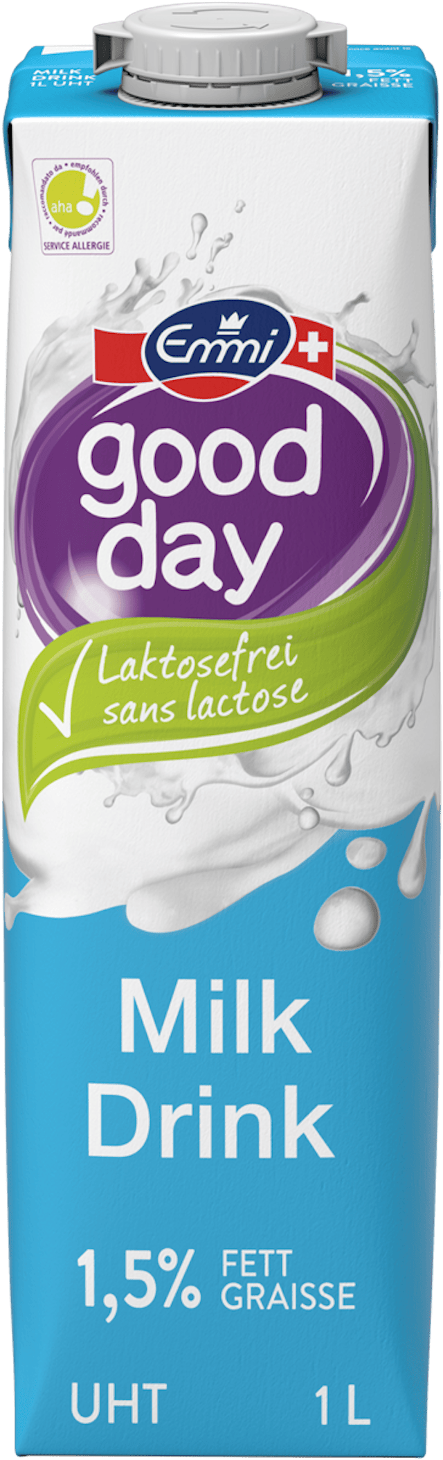 Der Milk Drink mit 1.5 Prozent Fett von Emmi.