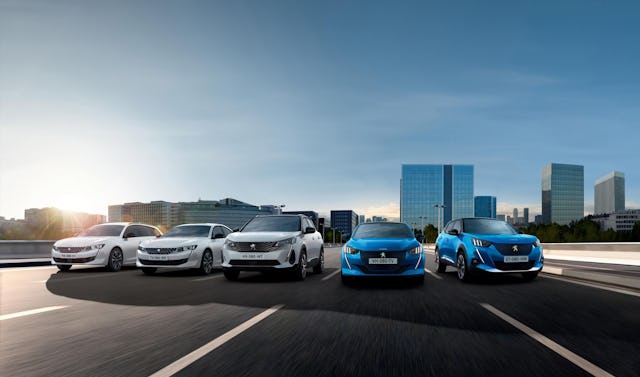 Peugeot strebt bis im Jahr 2023 ein zu 100 Prozent elektrifiziertes Angebot an. 
