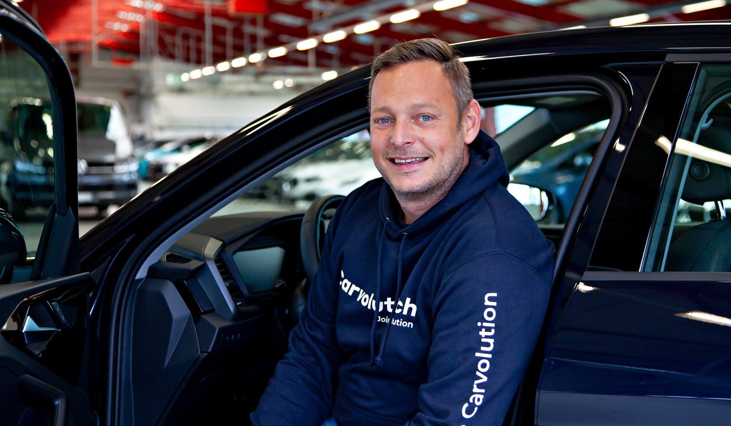 Philipp Lesemeister achtet darauf, dass alle Autos top ausgestattet sind.