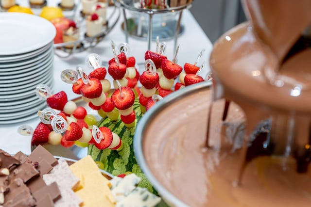 Ein Highlight des Besuchs: der Schokoladenbrunnen beim ChocoBrunch.