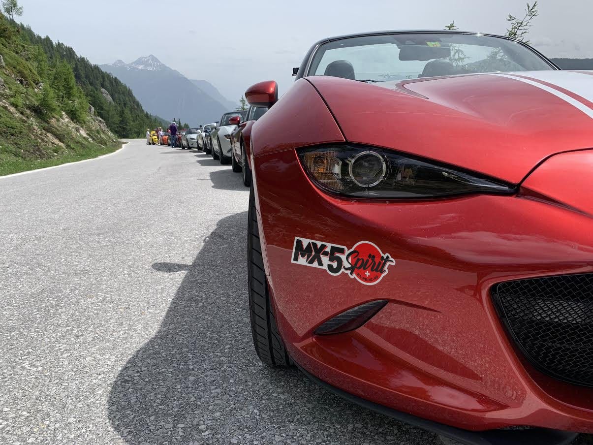 Le club MX-5 Spirit, fondé en 2019, a son propre logo.