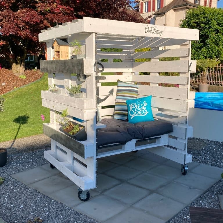 Eine Lounge zum Chillen: Wer braucht da noch in die Ferien zu fahren?