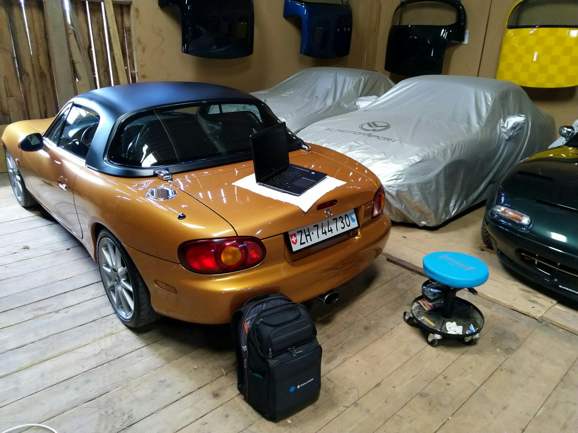 Le télétravail selon Heinz Zürcher, avec «Cleo» comme assistante.