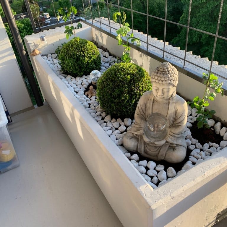 Für ein wenig Gartenfeeling reicht auch ein Balkon