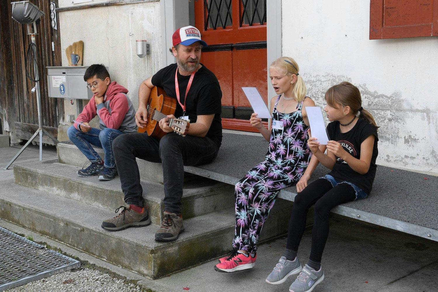 Am Workshops von SMA Kids by Generali durften die Kinder lernen, wie man einen Song schreibt und wie man den Rhythmus beherrscht.