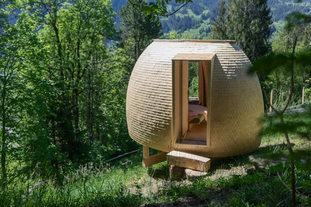 Die Kellers werden in einem zum Hotelzimmer umgebauten Bienenstock übernachten. Die Kellers werden in einem zum Hotelzimmer umgebauten Bienenstock übernachten.