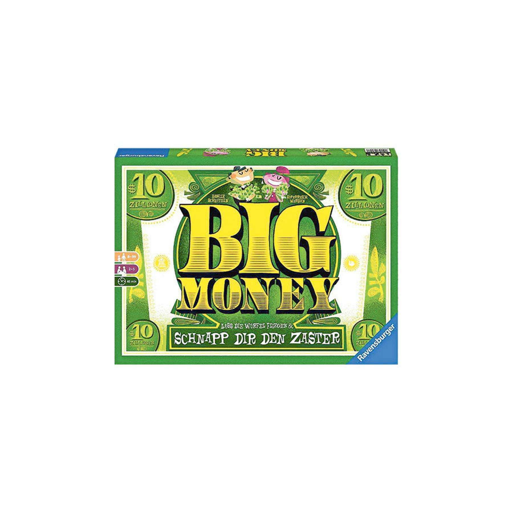 Fette Gewinne: Ravensburger Big Money Brettspiel, Fr. 25.–, microspot.ch.