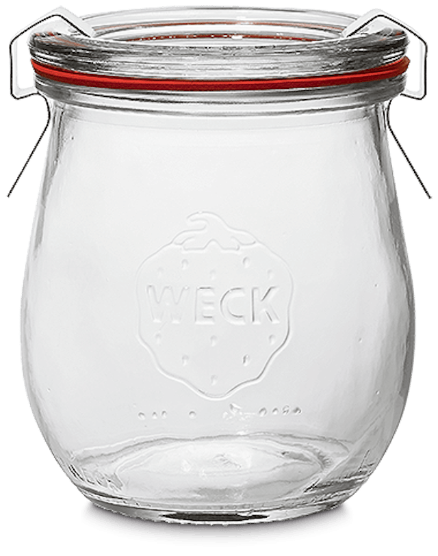 Bocal Weck avec couvercle (22 cl), 
2 fr. 95, dans une sélection de 
supermarchés Coop, chez Coop 
City et