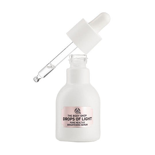Let it glow: Siero Drops of Light, 
fr. 39.95, da The Body Shop.