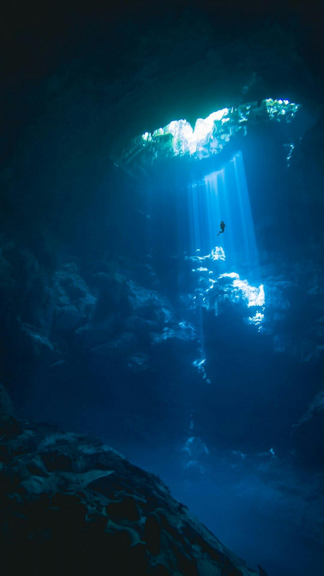 Tauchen in 40 Metern Tiefe in Mexiko. Man realisiert, wie klein wir sind und wie schön die Natur doch sein kann.