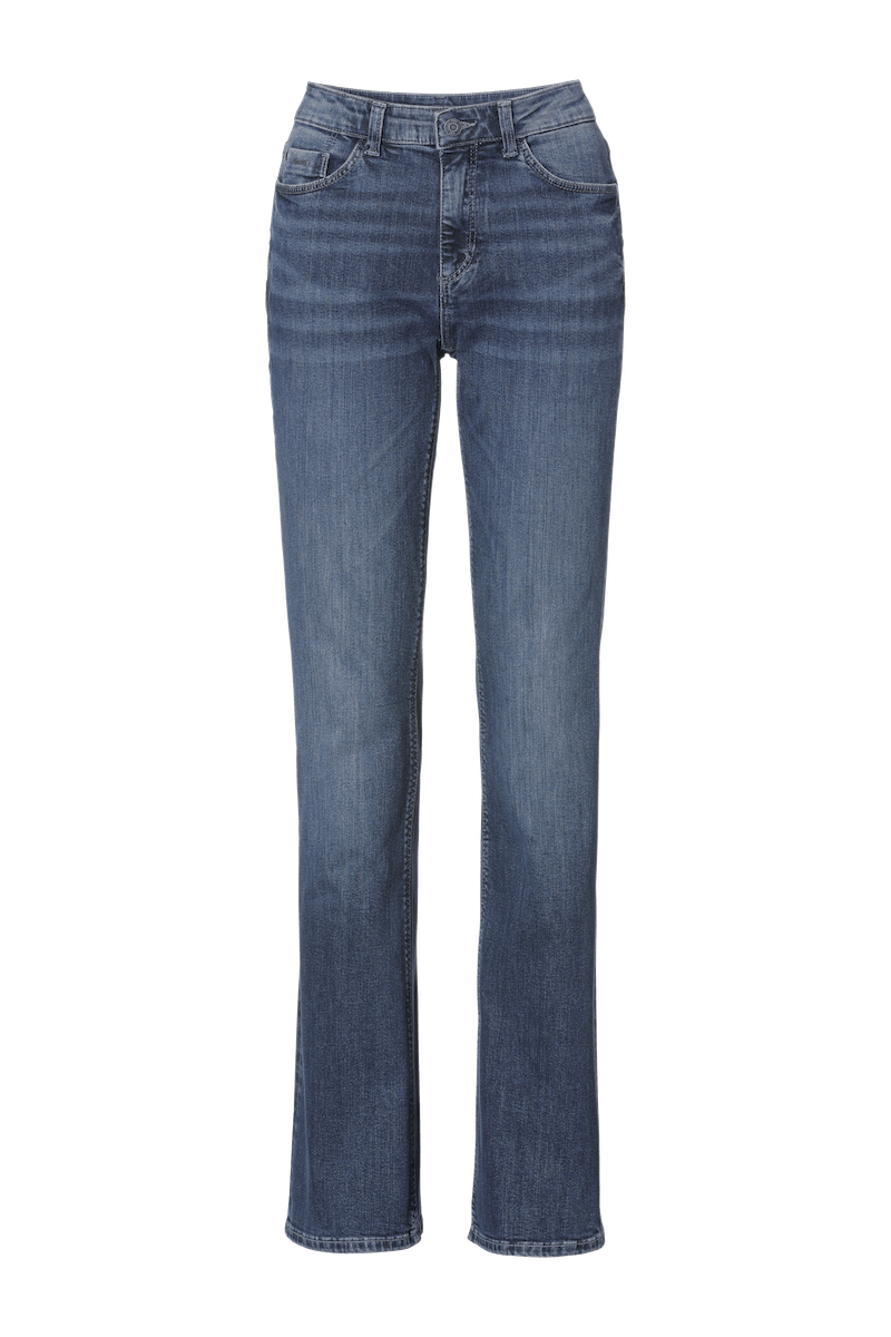 En associant ton chemisier préféré avec ce jean, tu auras une chouette tenue en un rien de temps: pantalon, 49.95 francs,