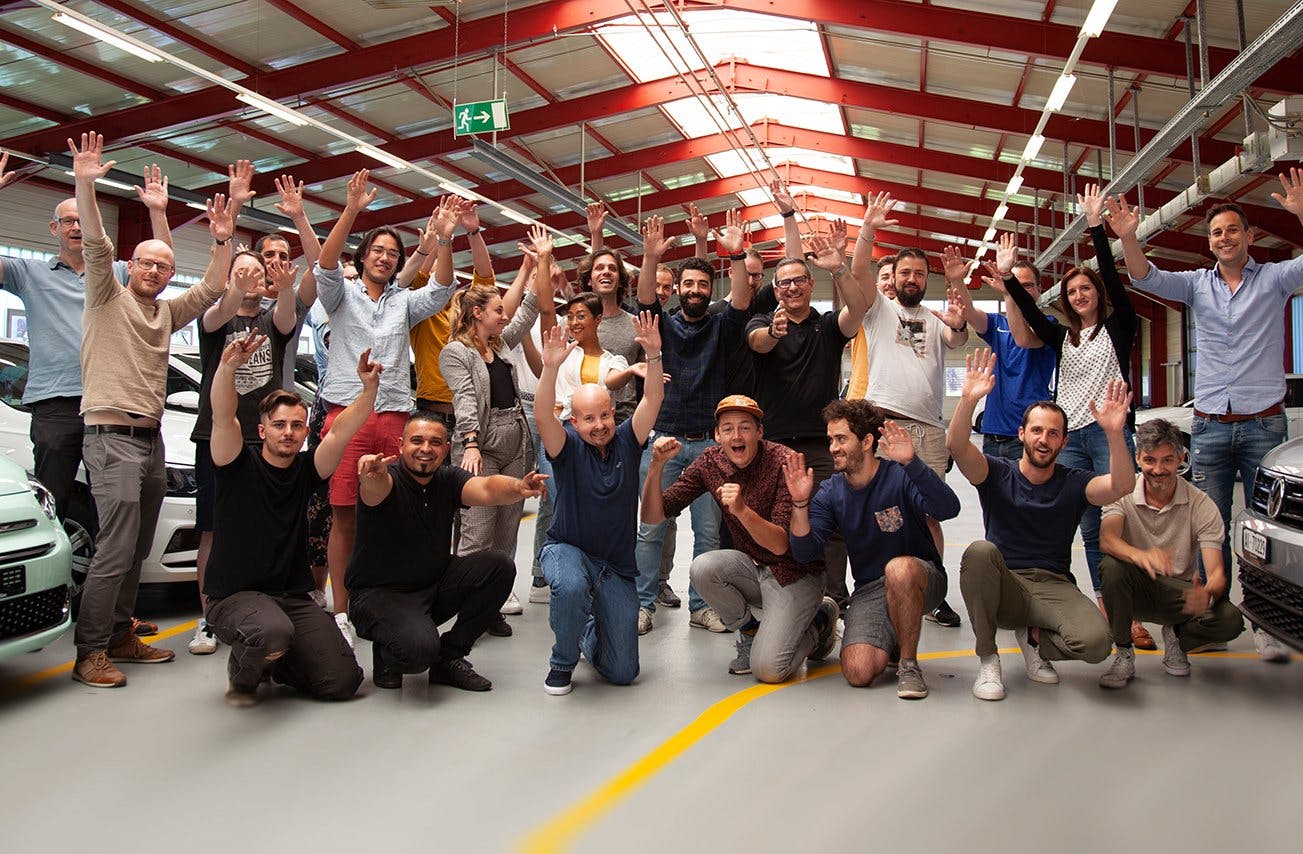 L'équipe de 50 personnes à l'origine de Carvolution.