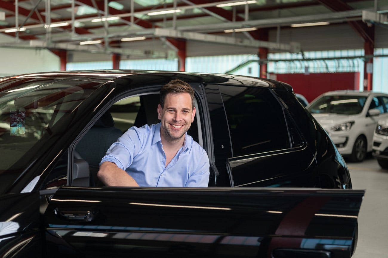 CEO Olivier Kofler am Hauptsitz in Bannwil.