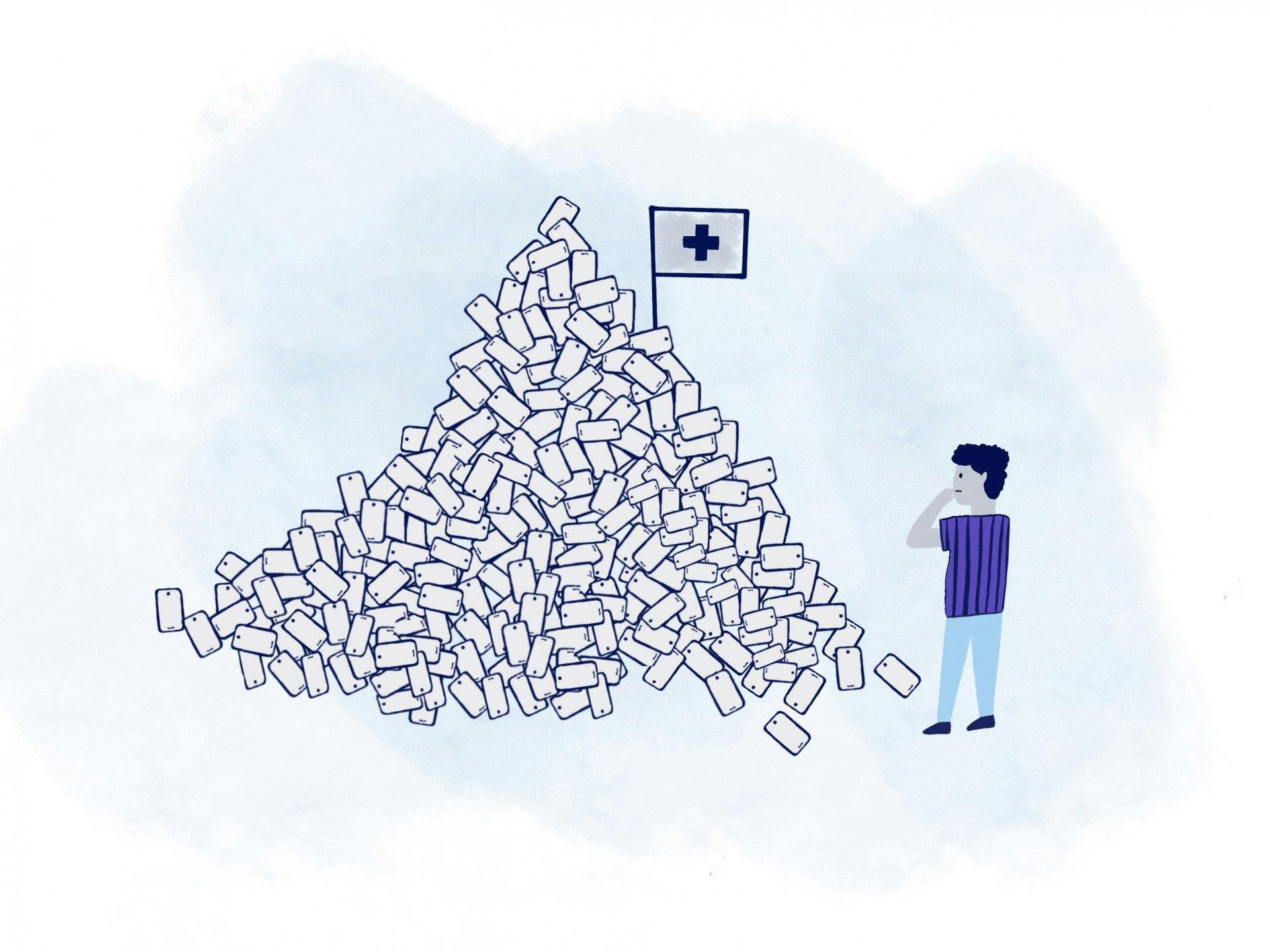 Huit millions de téléphones prennent la poussière dans les placards et les caves de Suisse.