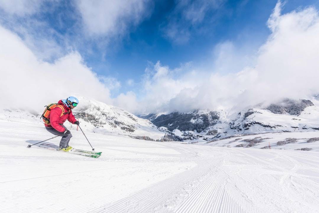 Geniessen Sie das Wintervergnügen ab 1'769 m ü. M. und erleben Sie breite und übersichtliche Pisten.