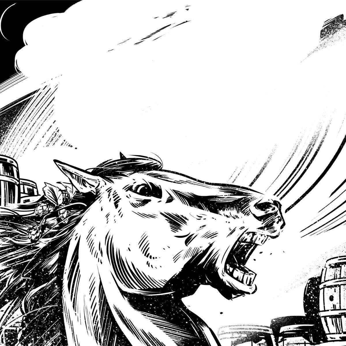 Streit mit Happy End: Ein Pony biss einst einem Brauer in die Finger. In seiner Wut mischte er zu viel Hopfen in den Tank und erschuf dieses herbe Bie...