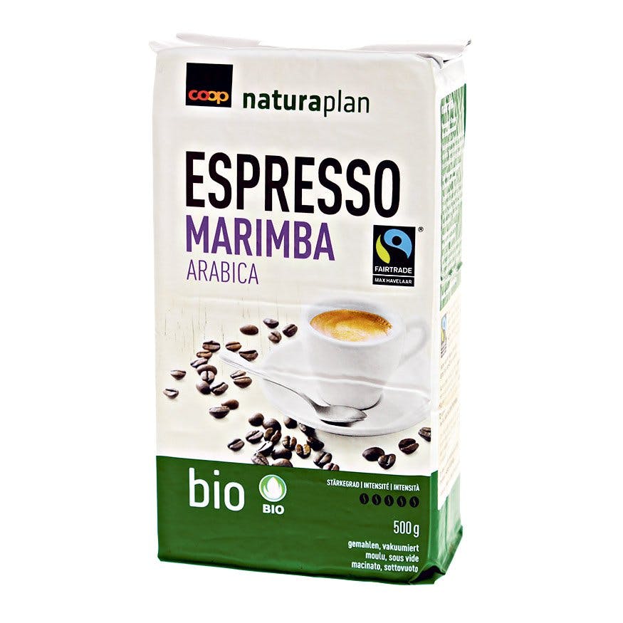 Magic Beans: Naturaplan Bio Fairtrade Bohnenkaffee Espresso Marimba, Fr. 8.40, bei Coop.
