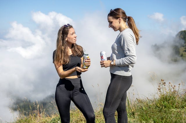 Les bancs de brume ont donné un côté féérique à la randonnée.