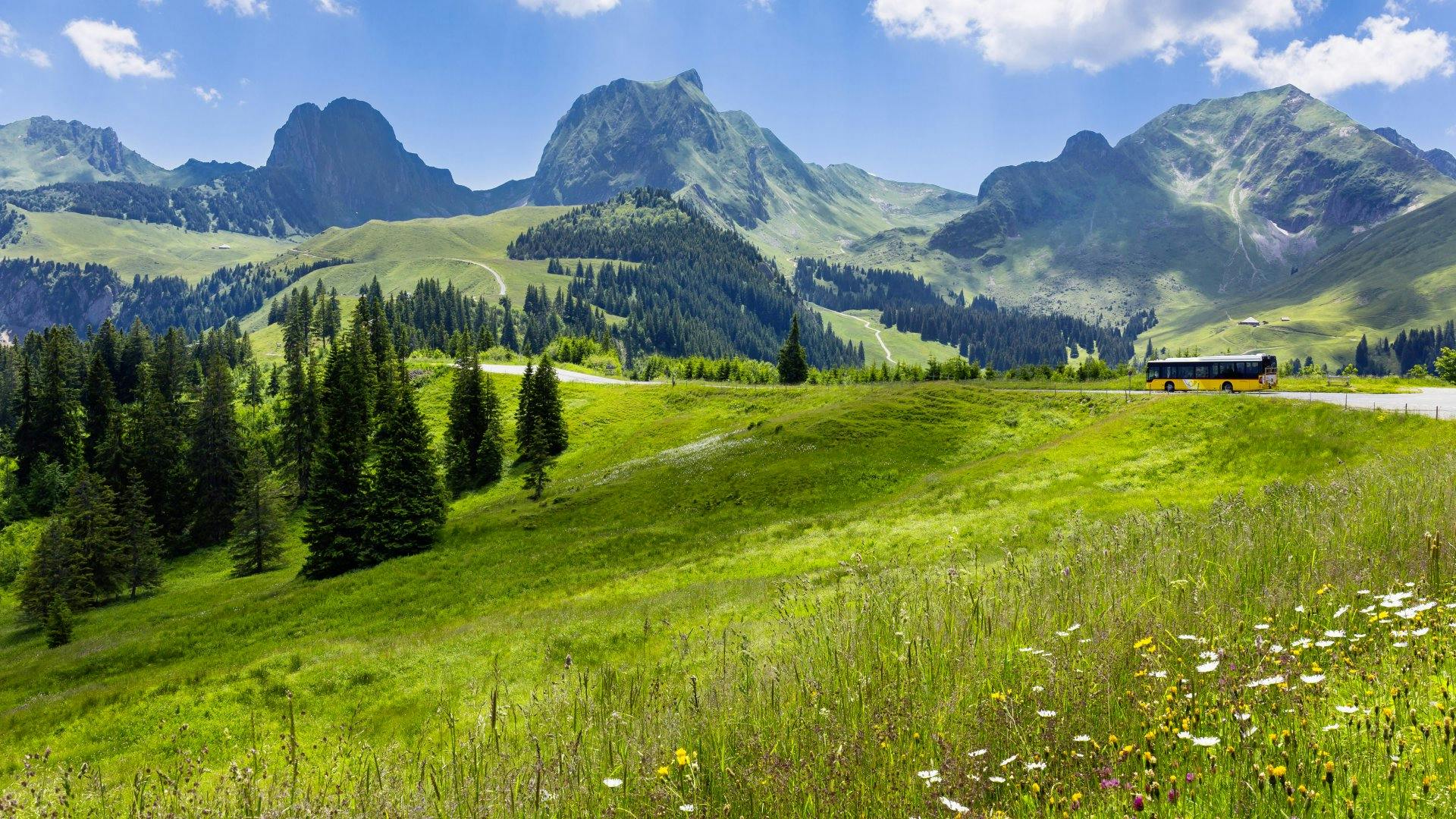 Das Stockhorn ist Teil der Gantrischkette.