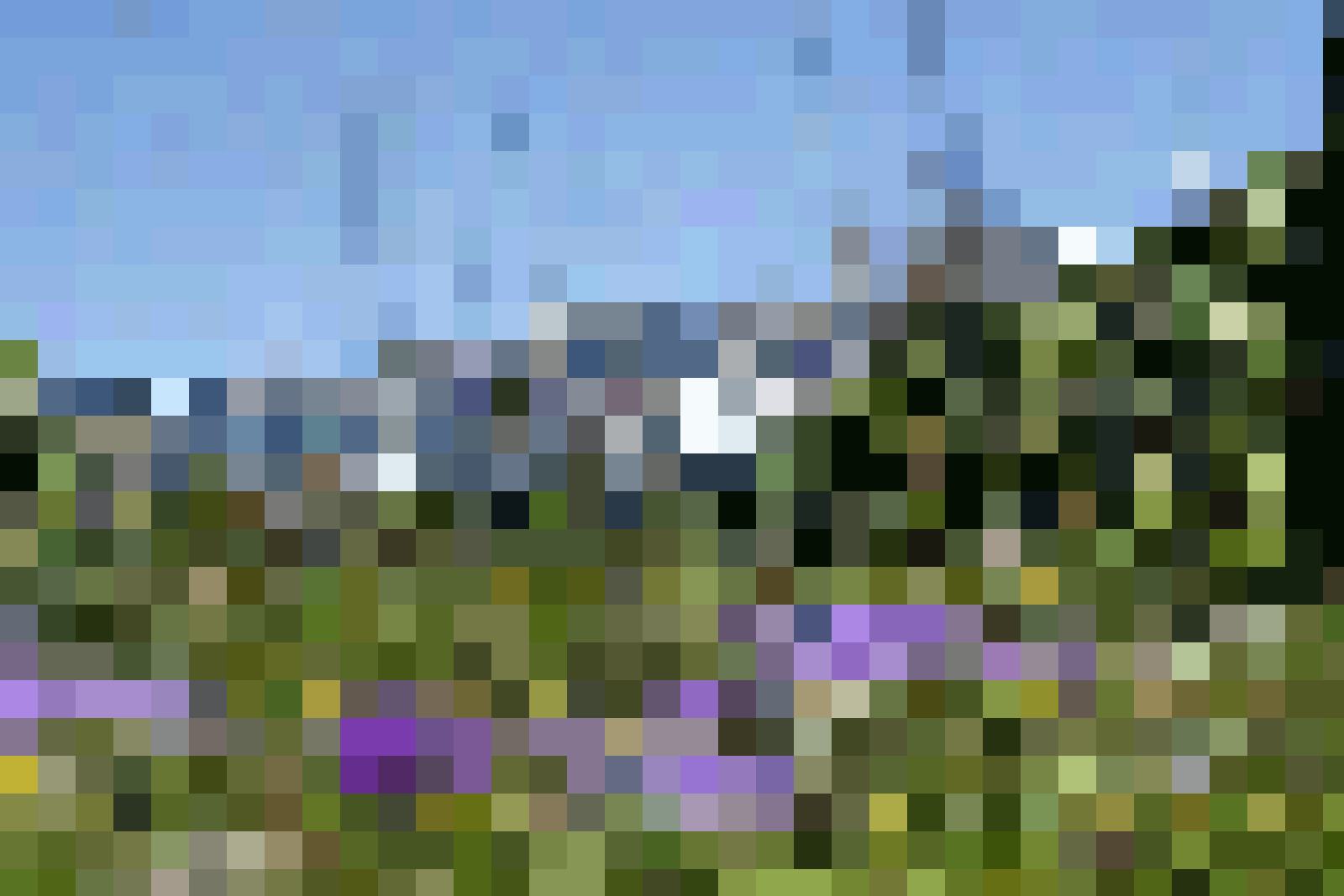 Vorbei an schönen Landschaften