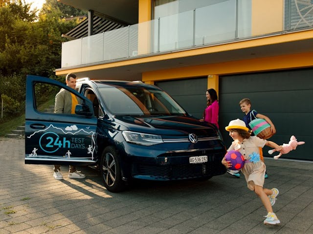 Der neue VW Caddy ist vielseitig und sehr familienfreundlich.