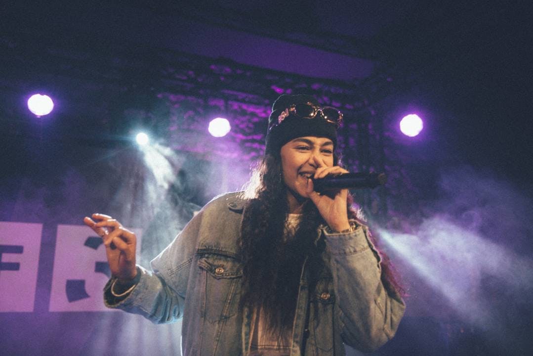 Naomi Lareine wirkte sogar auf dieser kleinen Bühne bereits wie ein Superstar.