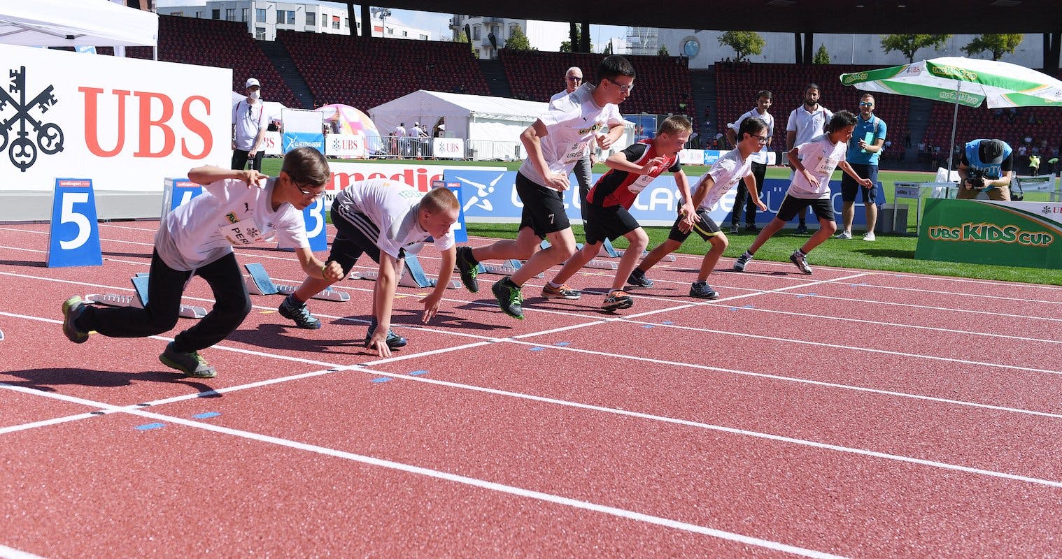Die Nachwuchstalente aus der Special Olympics-Kategorie geben alles.