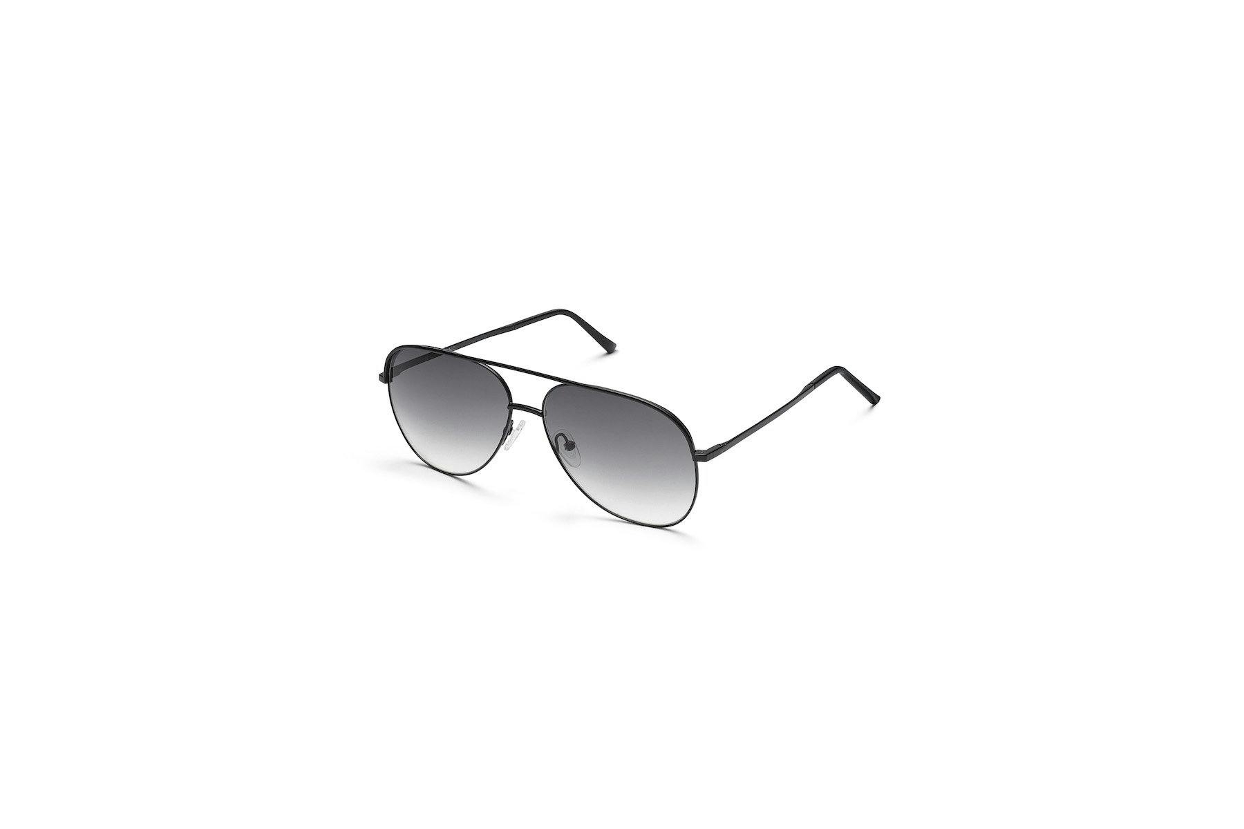 CY 006 SUN CL: Pilot-Sonnenbrille mit grauen Verlaufsgläsern