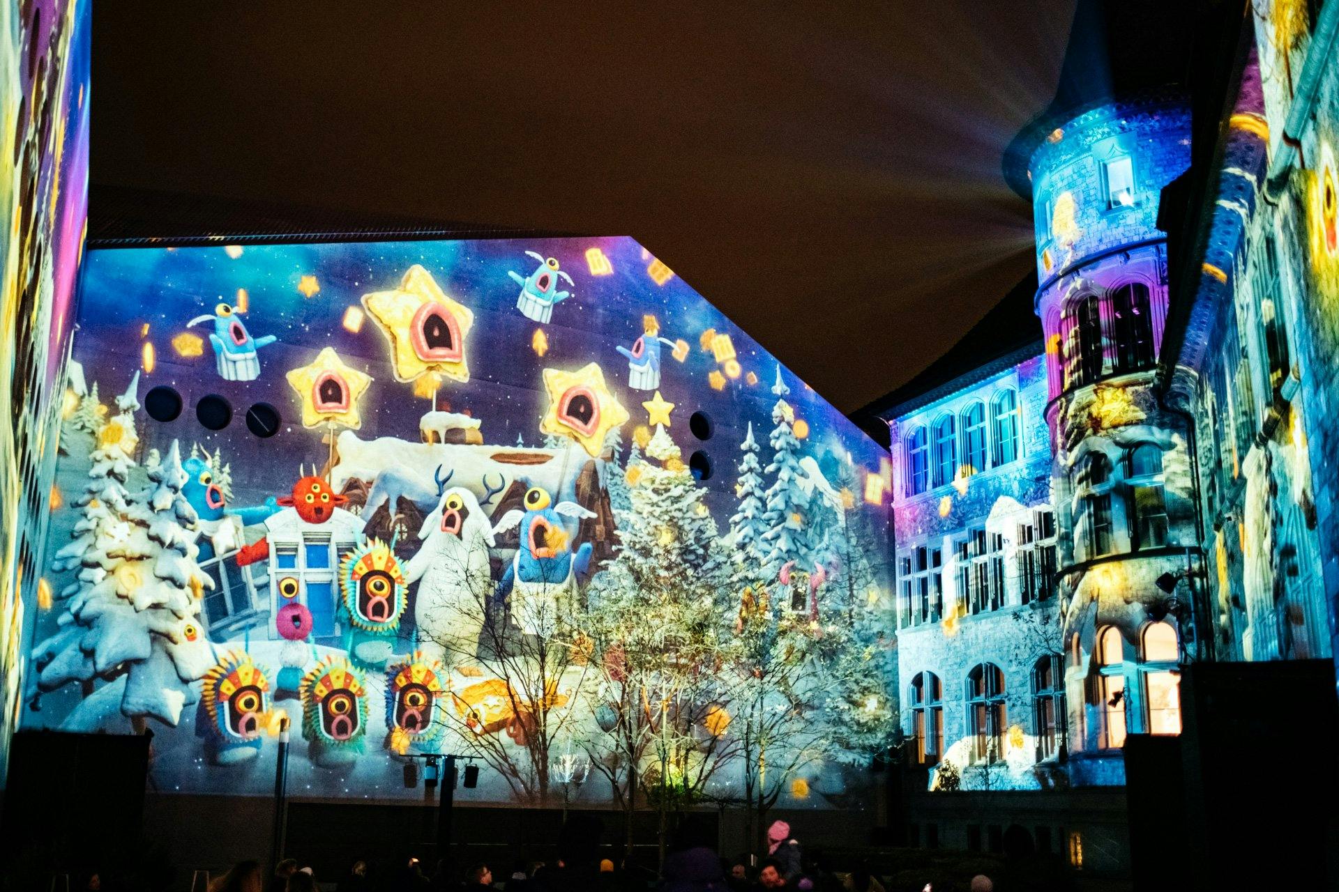 ... und spektakulären Show-Einlagen ...