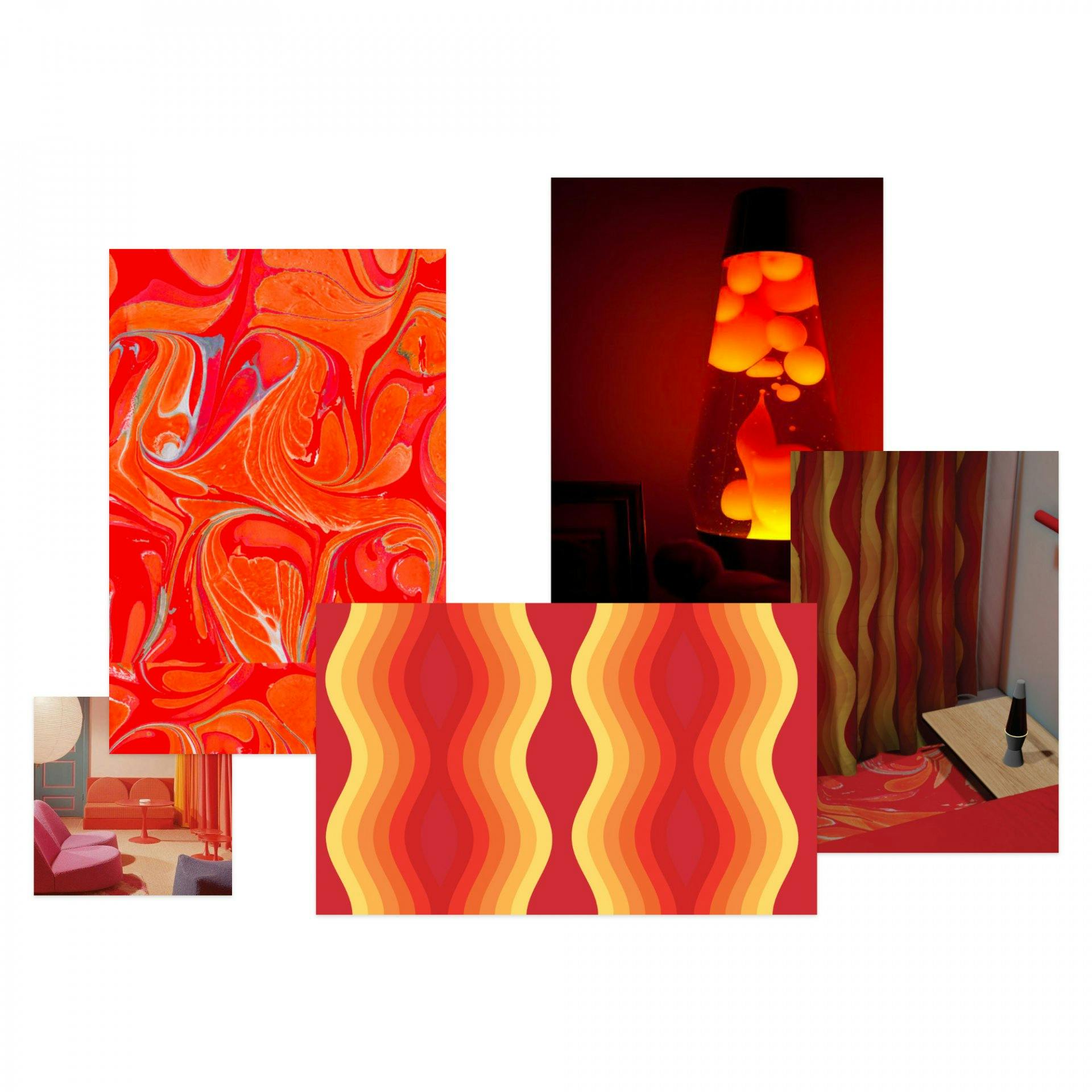 Das Label schoenstaub hingegen schickt Gäste im 25hours Hotel Langstrasse mit viel Lavalampen-Orange in die 70er-Jahre.