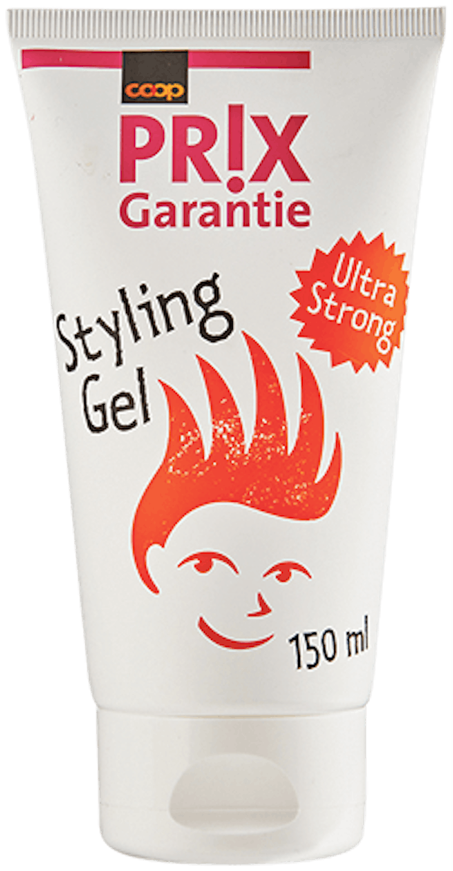 Gel Prix Garantie,
1.90 francs/150 ml,
 Coop