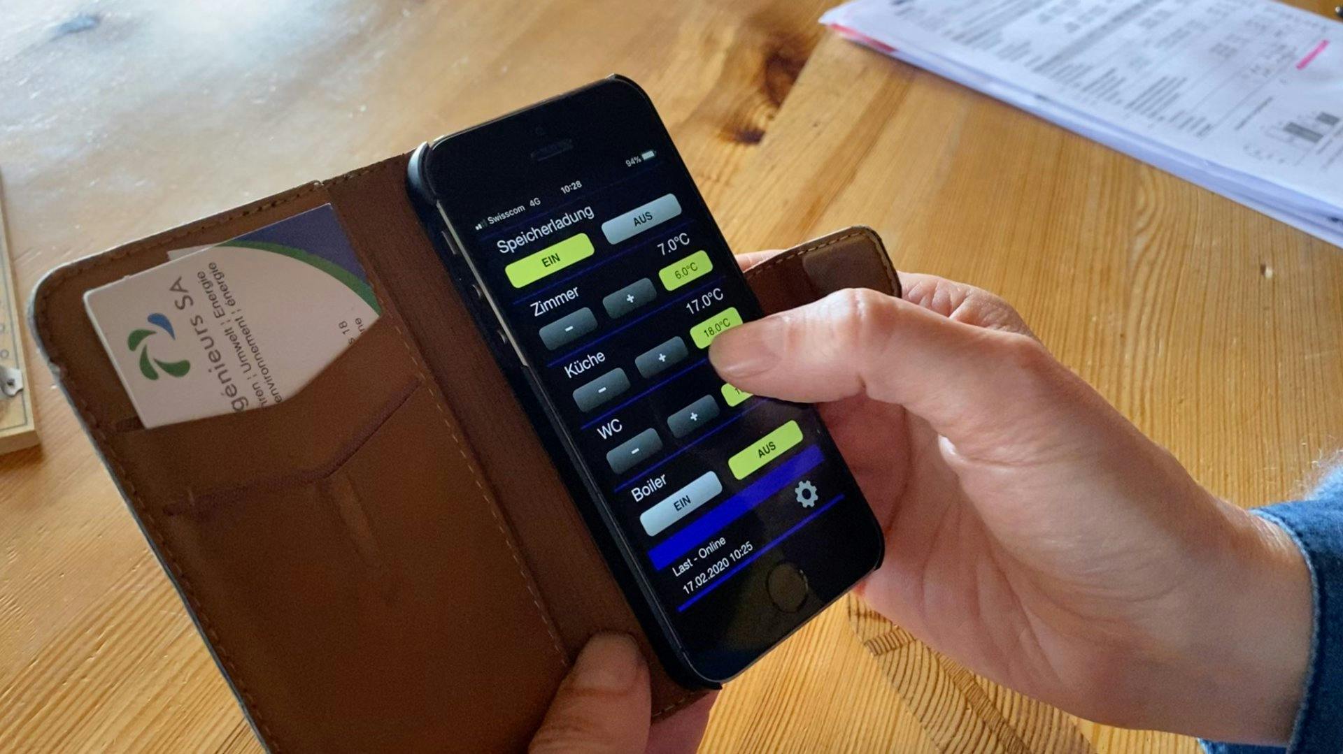 Règle la température souhaitée de manière simple et confortable via ton smartphone.
