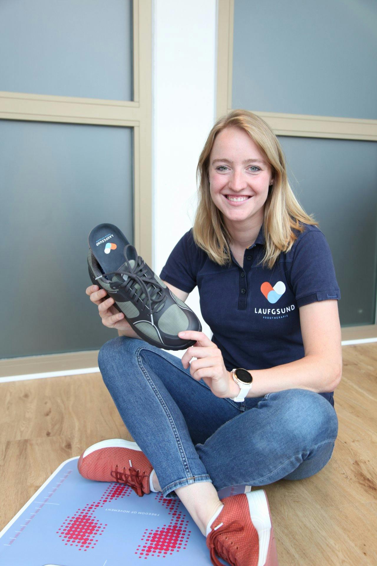 Lisa Petersen, Podotherapeutin und Inhaberin des Therapiestudios Podotherapie Laufgsund