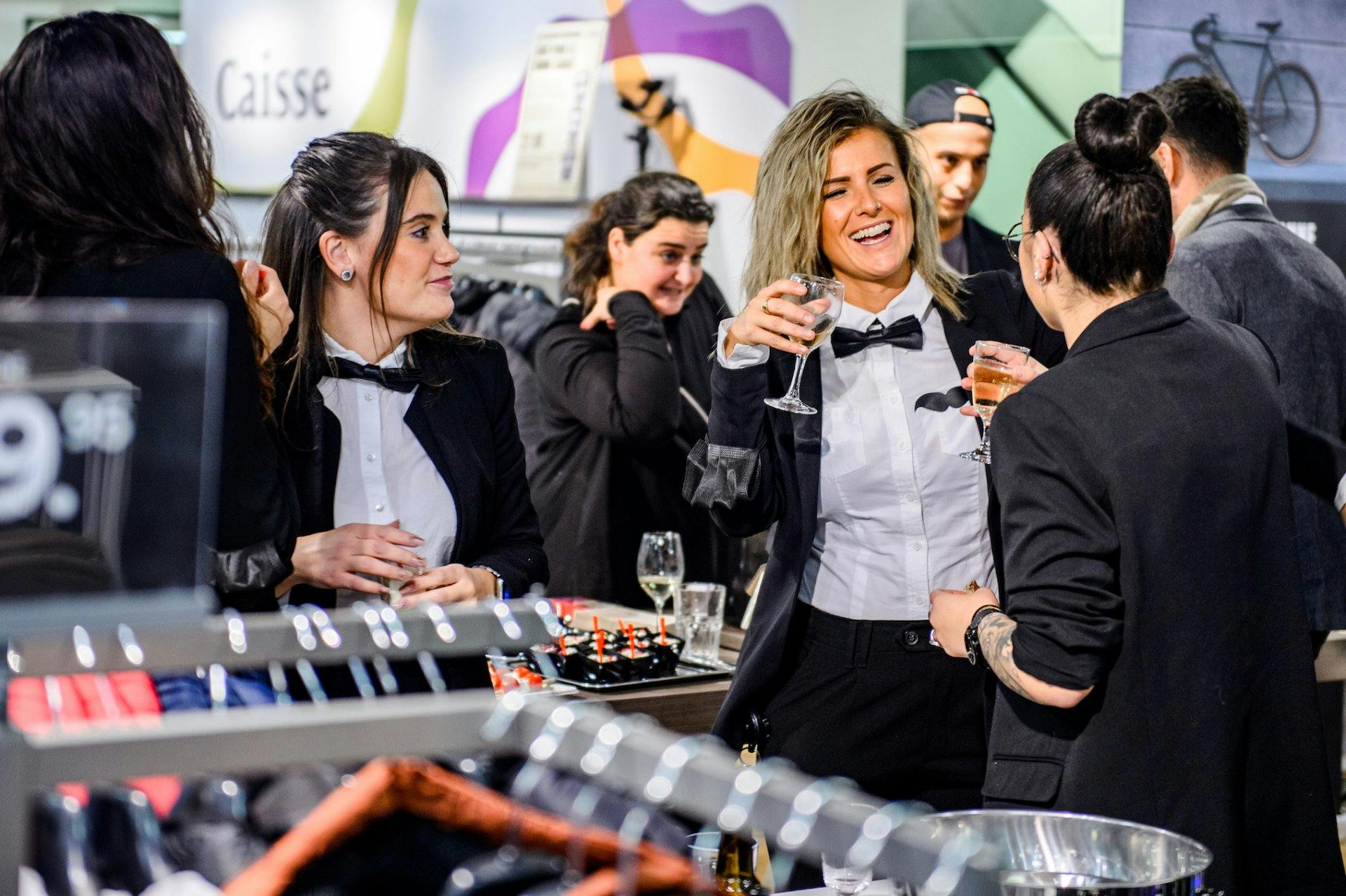 Bonne humeur et bonne cause ont fait bon ménage.