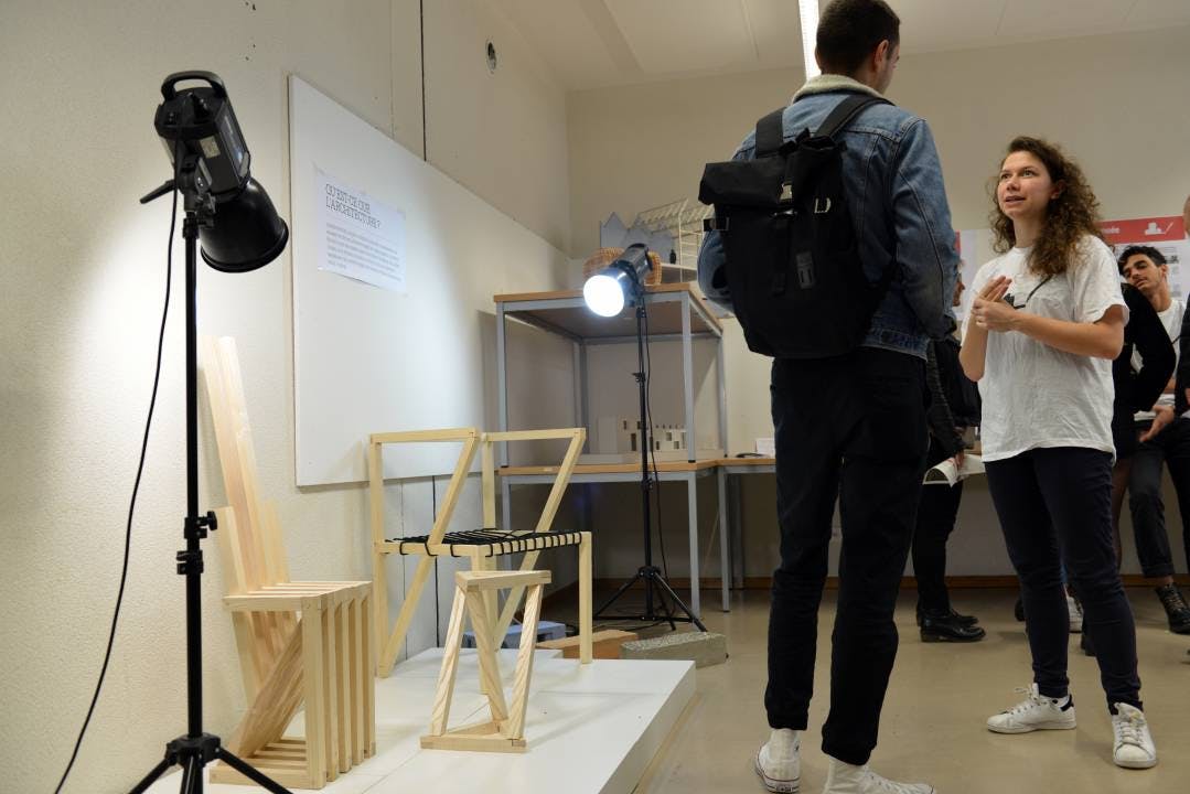 Maquettes d’étudiant(e)s en Architecture. 