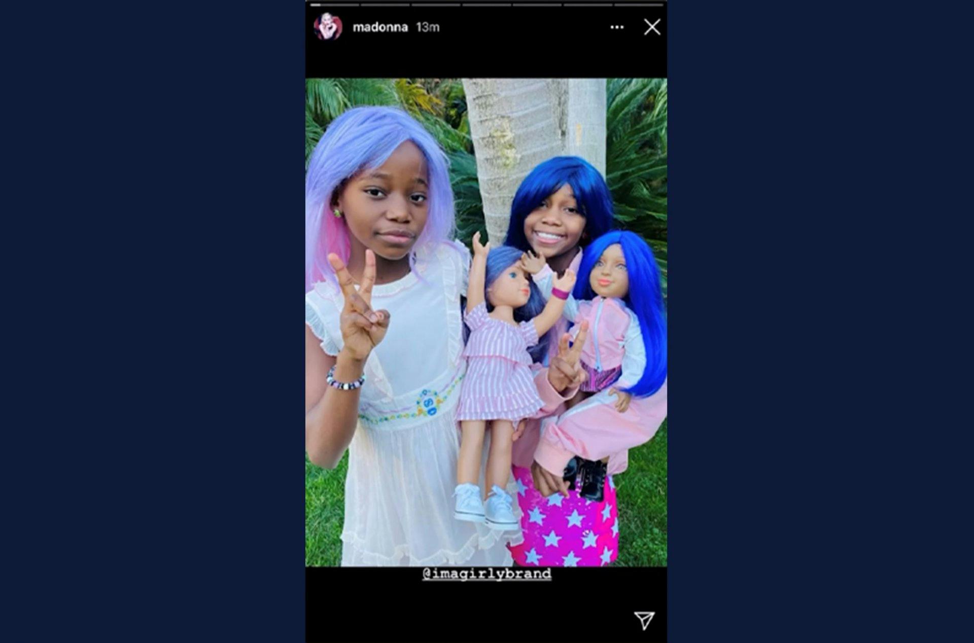 Madonnas Töchter sind auch Fans.