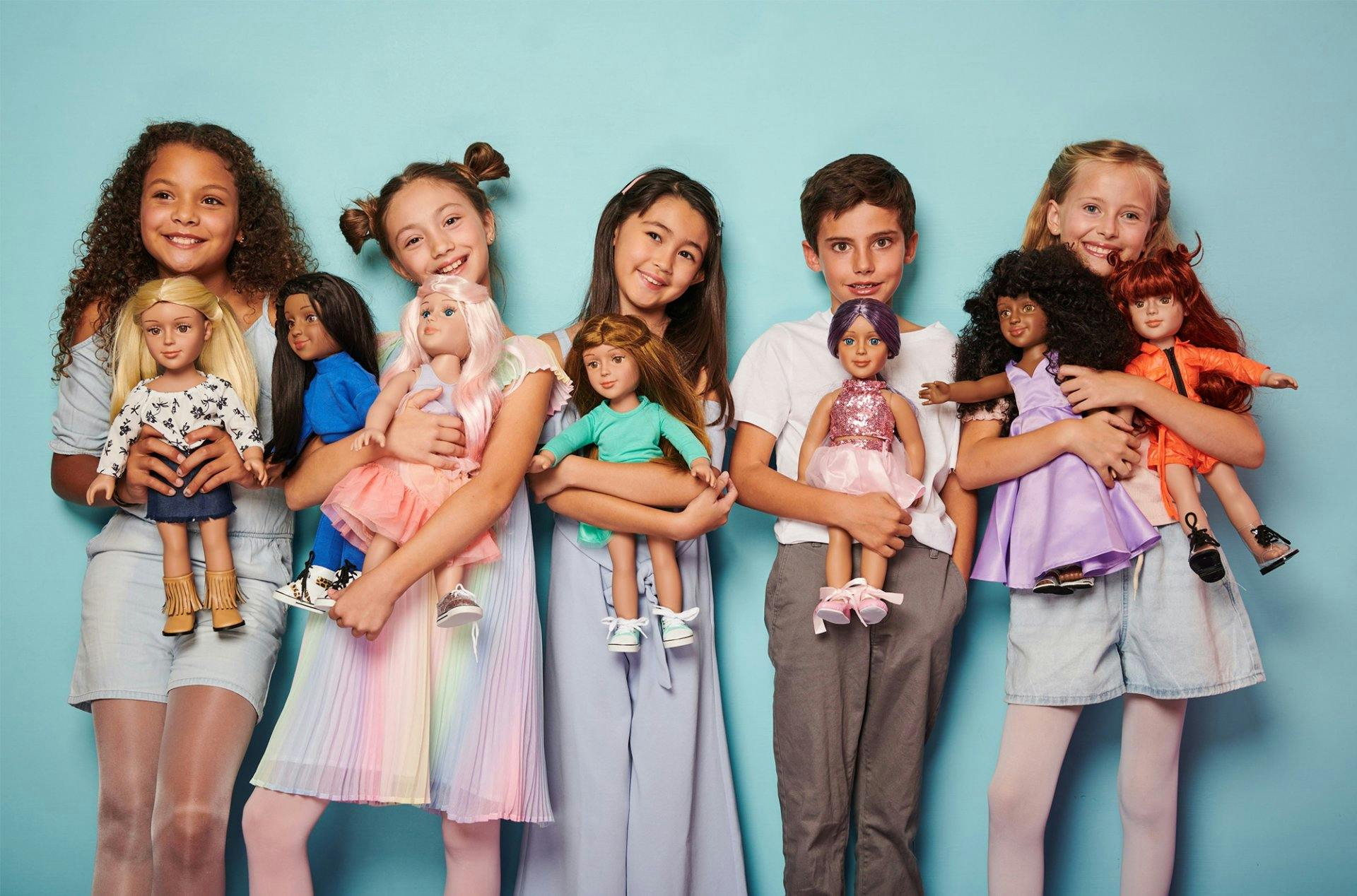 Die Puppen sind unverwechselbar.