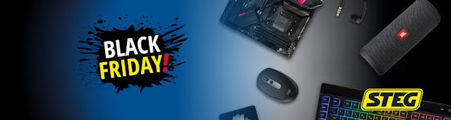 Black-Friday-Angebote bei Steg + 3 Prozent Cashback